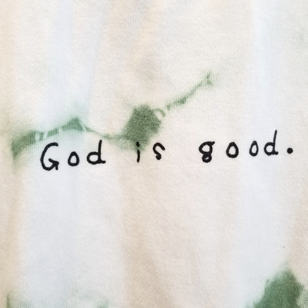 GOD IS GOOD christian merch crewneck